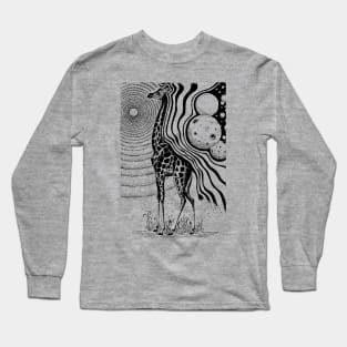 Psychedelic giraffe Long Sleeve T-Shirt